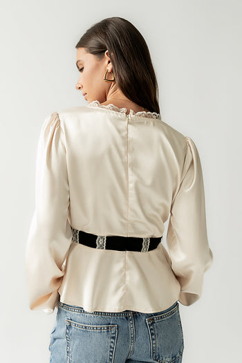 Margot Satin Blouse - FINAL SALE