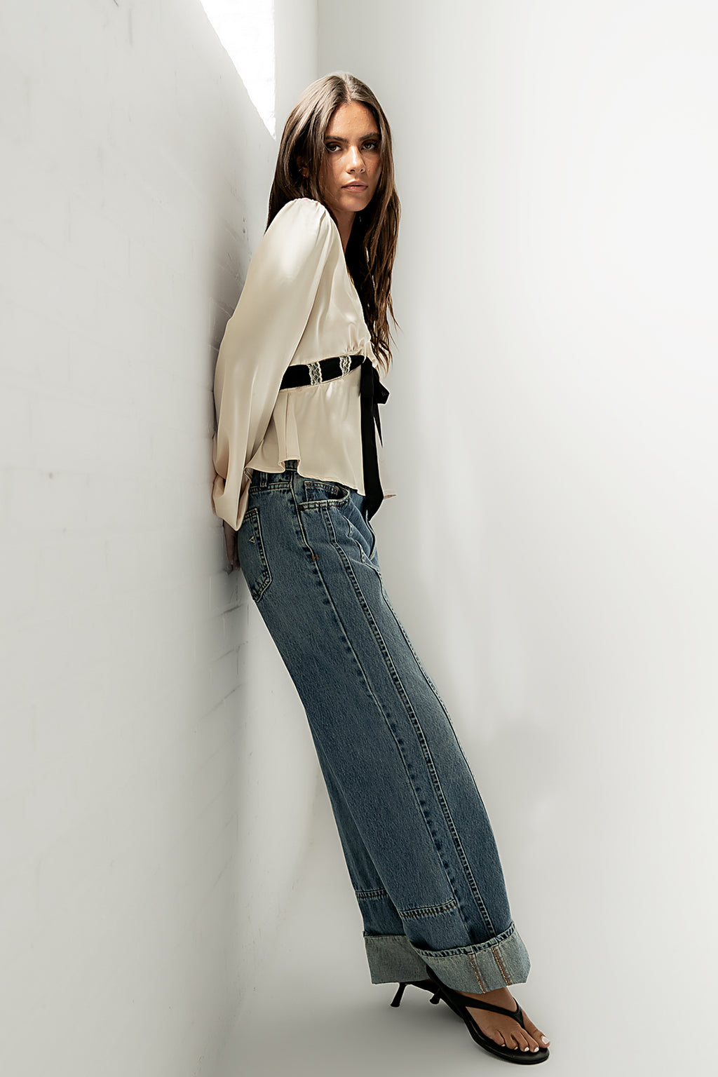 Margot Satin Blouse - FINAL SALE