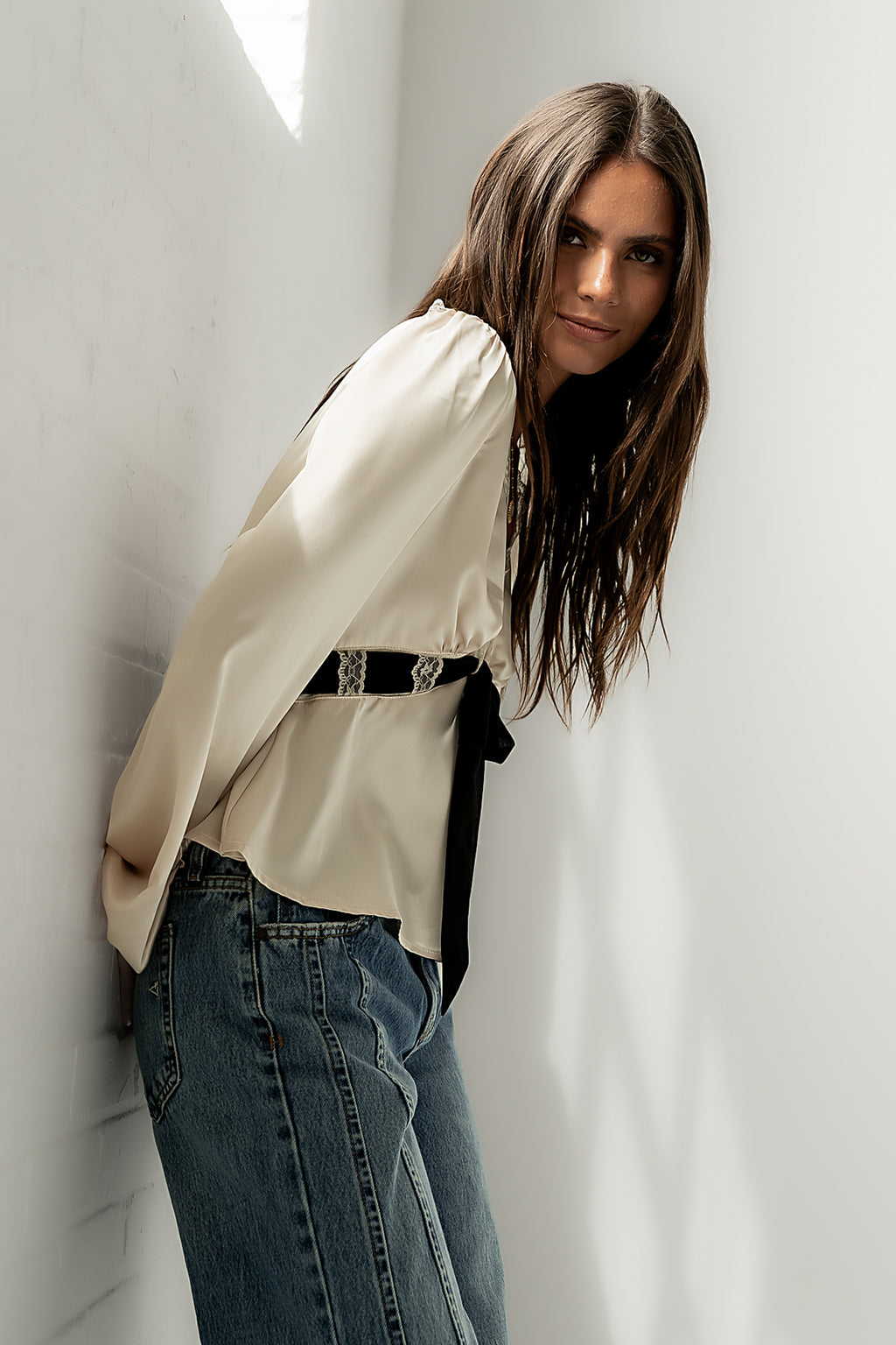 Margot Satin Blouse - FINAL SALE