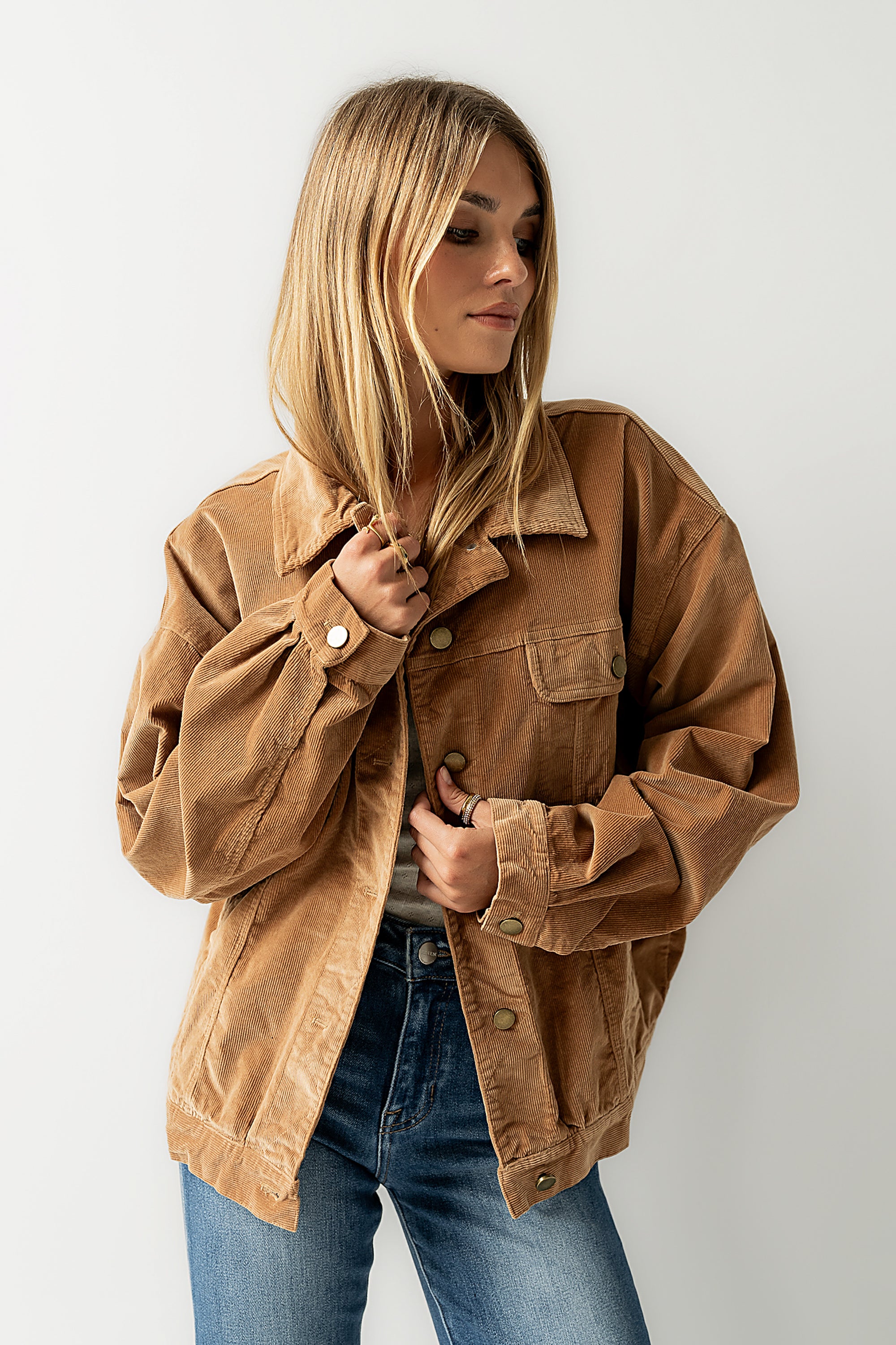 Sarah Corduroy Jacket in Camel - FINAL SALE Sarah Corduroy Jacket in Camel - FINAL SALE
