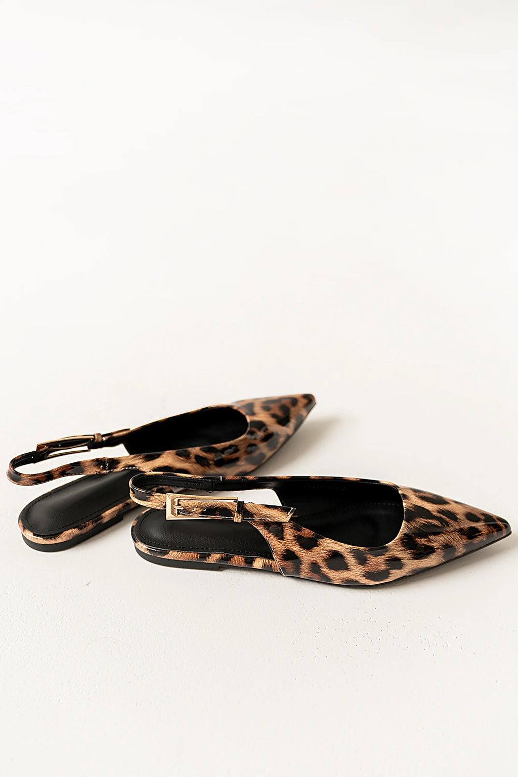 Katherine Leopard Slingback Flats