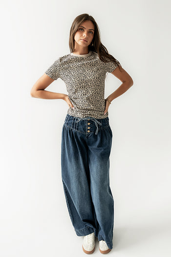 Kyah Cheetah Print Tee - FINAL SALE