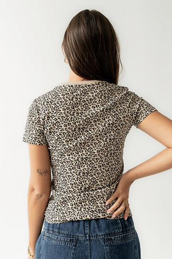 Kyah Cheetah Print Tee - FINAL SALE