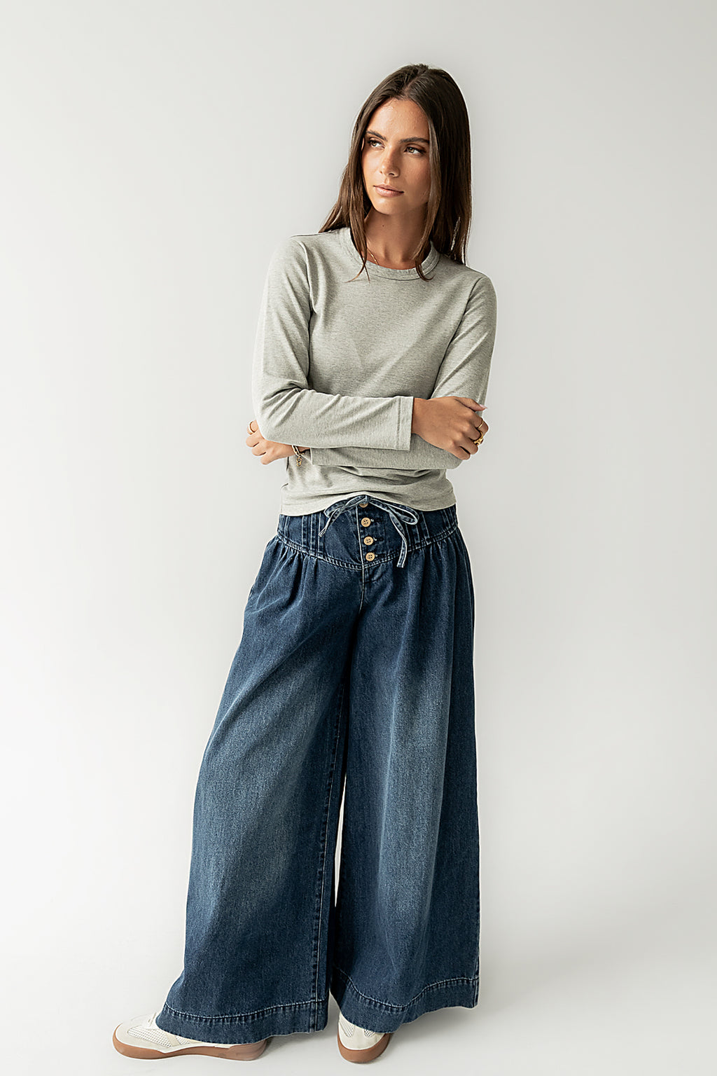 Makayla Shirt in Grey