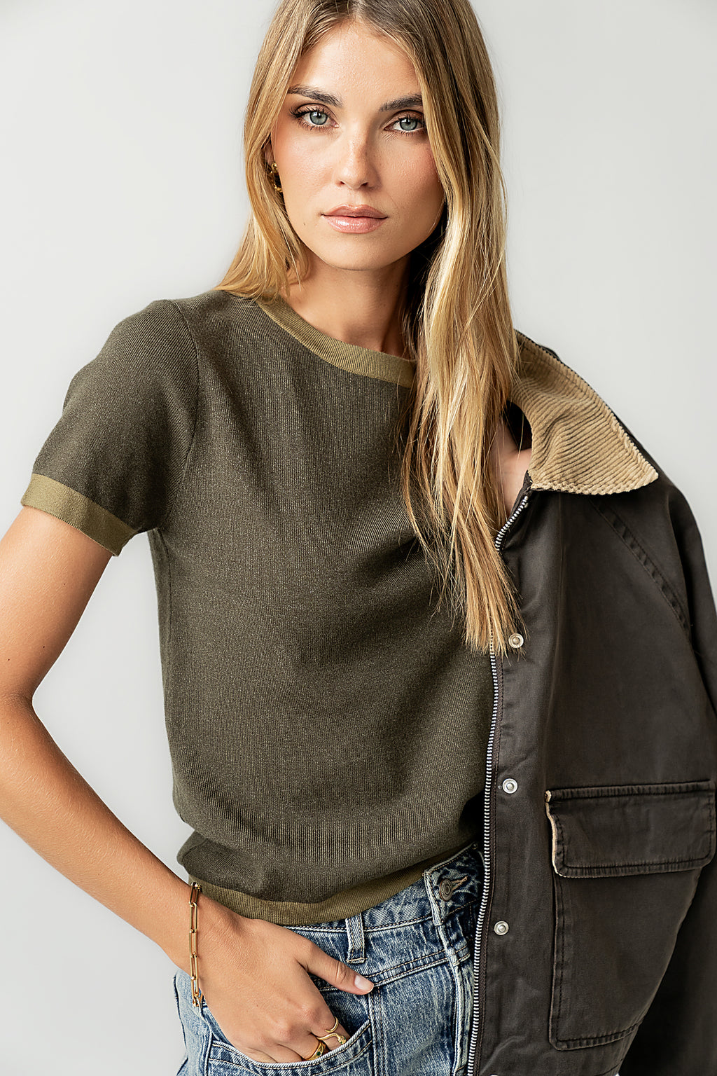 Remi Contrast Jacket - FINAL SALE