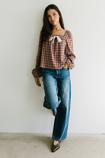 Eden Baggy Jeans in Dark Wash