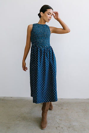Jasmine Denim Midi Dress - FINAL SALE Jasmine Denim Midi Dress - FINAL SALE