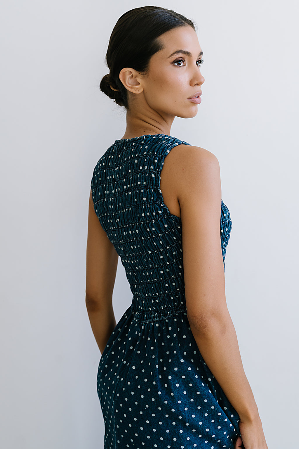 Jasmine Denim Midi Dress - FINAL SALE