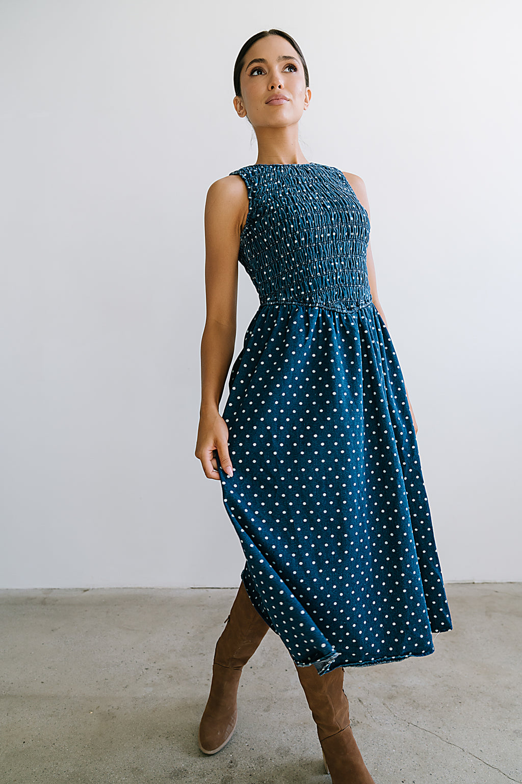 Jasmine Denim Midi Dress Jasmine Denim Midi Dress