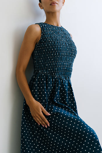 Jasmine Denim Midi Dress - FINAL SALE