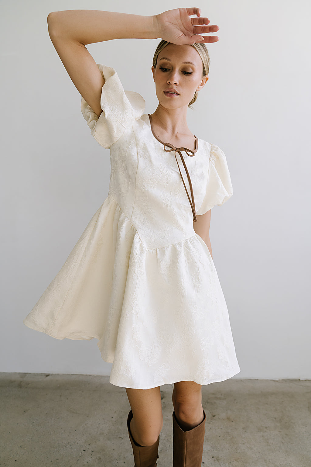 Mazie Textured Mini Dress