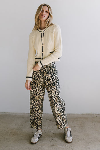 Karmella Contrast Cardigan - FINAL SALE