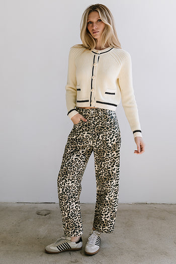 Karmella Contrast Cardigan - FINAL SALE