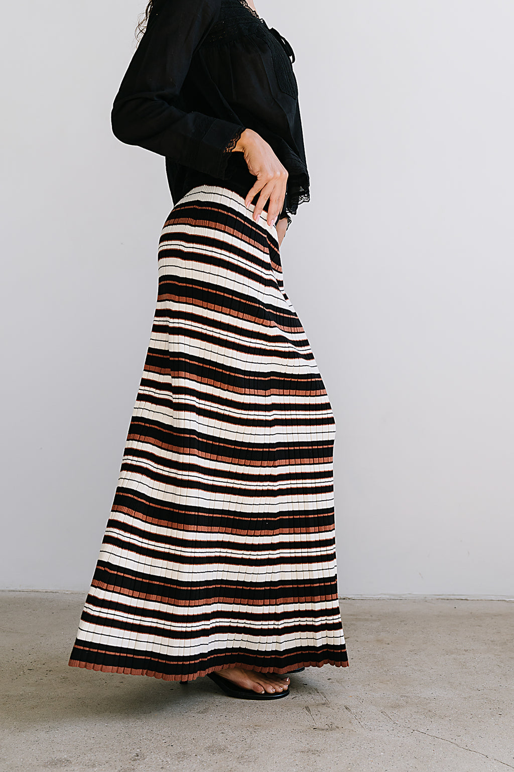 Anne Striped Maxi Skirt - FINAL SALE