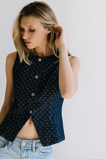 Caroline Denim Vest