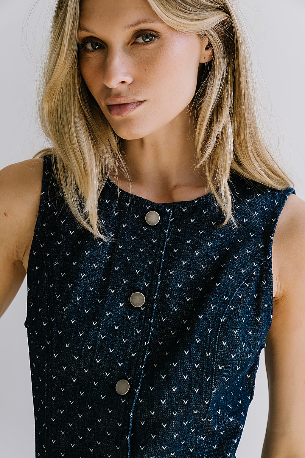 Caroline Denim Vest