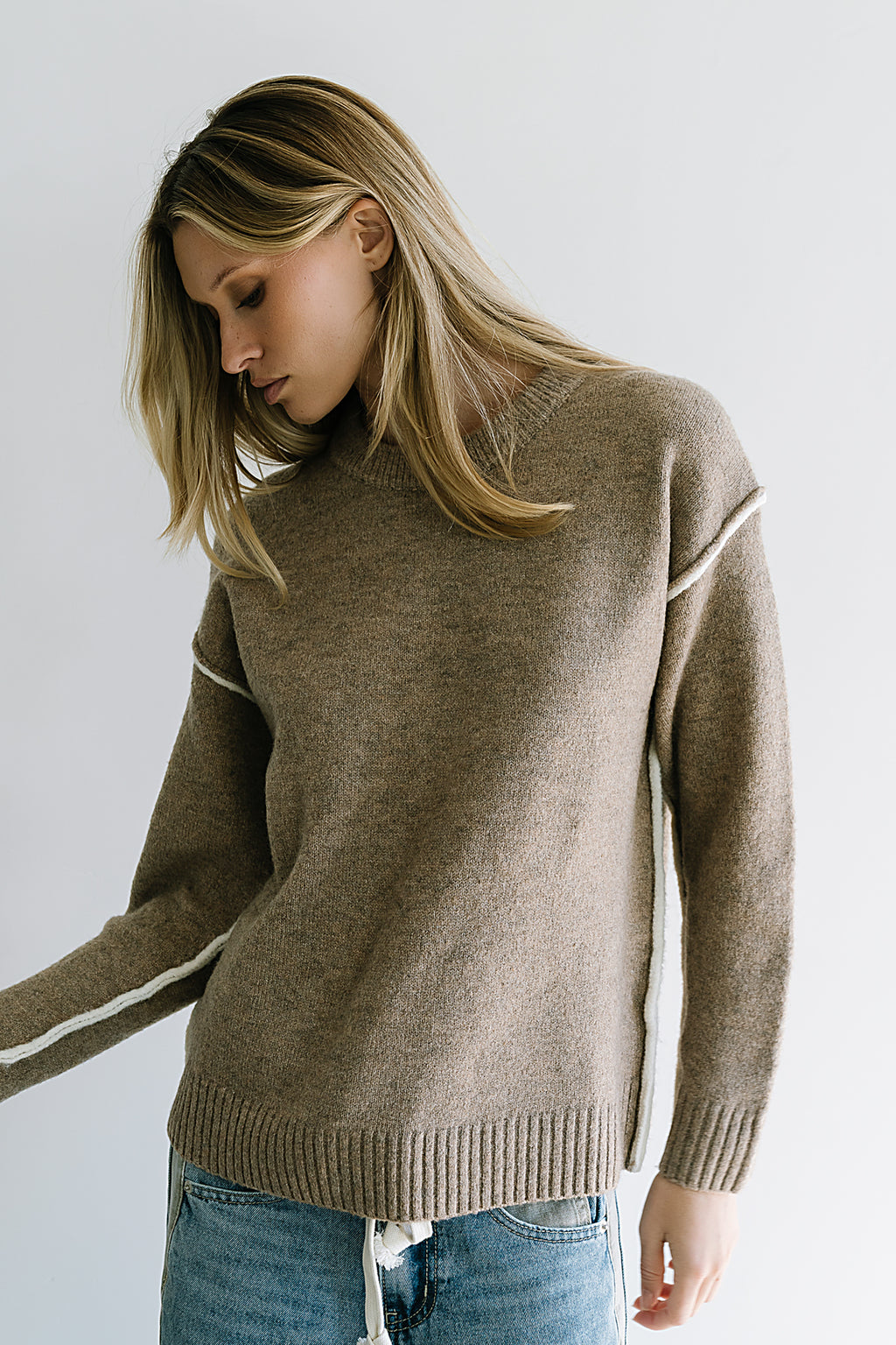 Brea Contrast Sweater