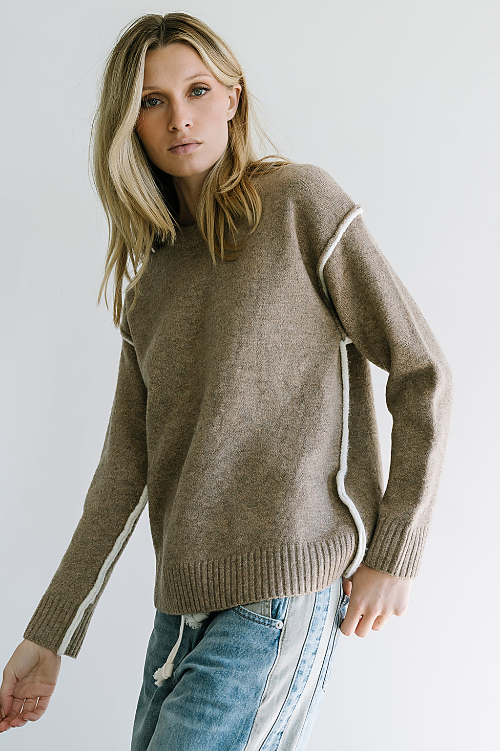 Brea Contrast Sweater