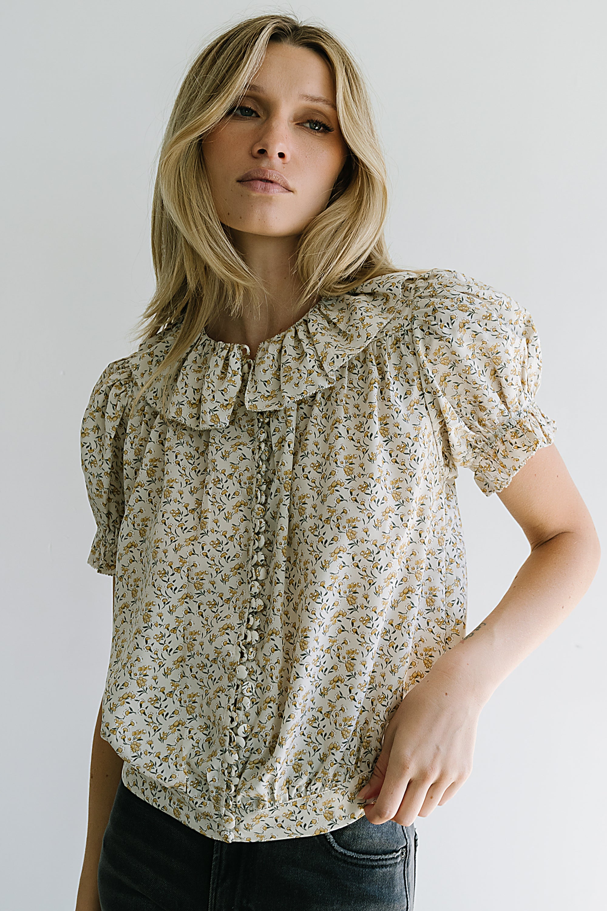 Rowan Ribbon Trim Blouse - FINAL SALE