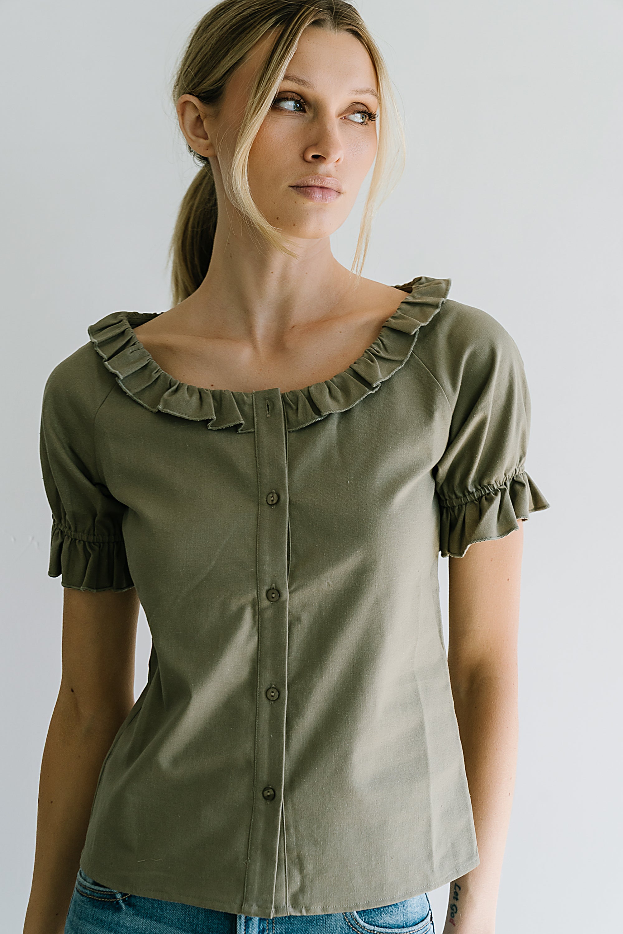 Rowan Ribbon Trim Blouse - FINAL SALE