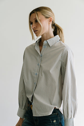 Ronnie Striped Button Up - FINAL SALE