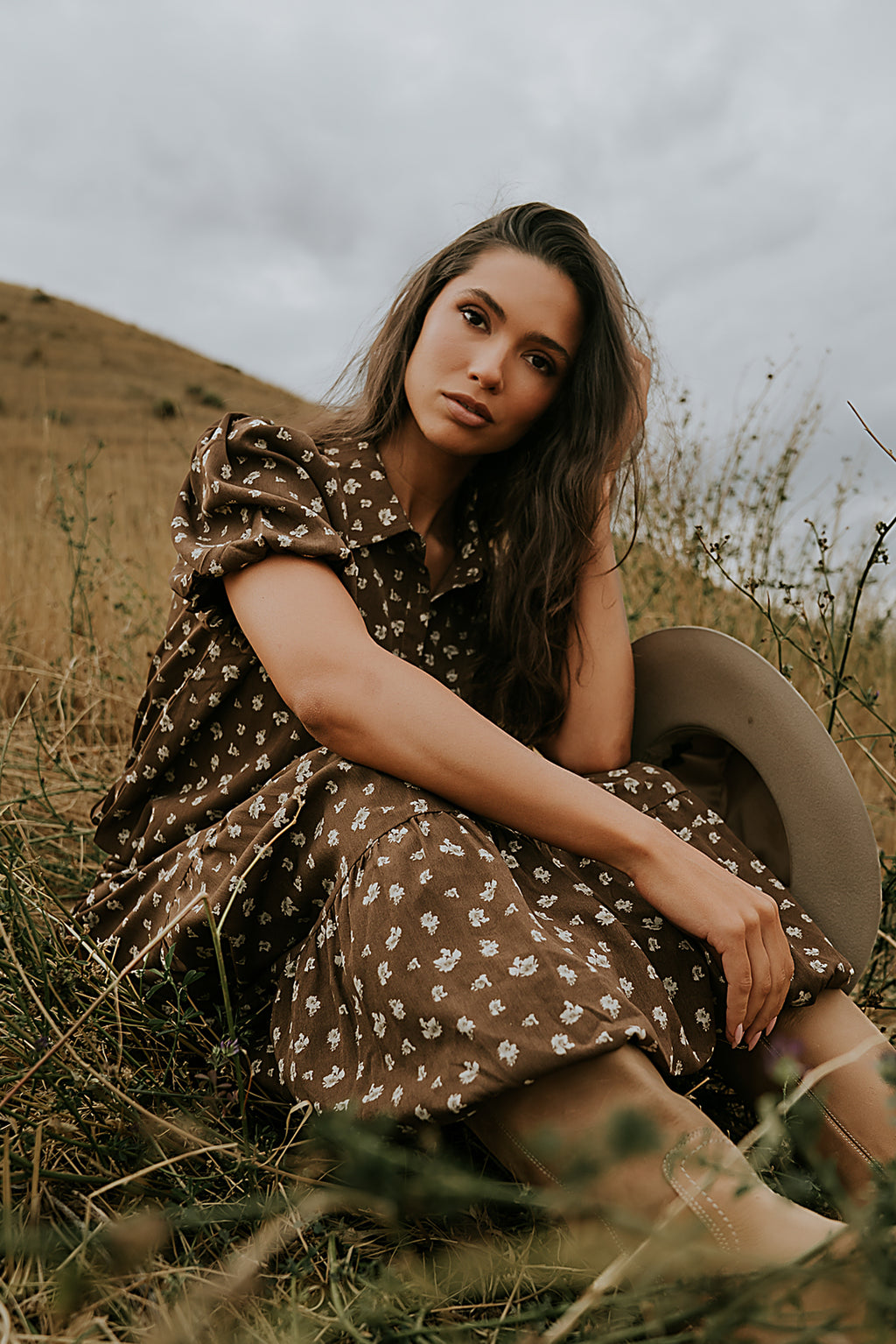 Victoria Floral Bubble Blouse - FINAL SALE