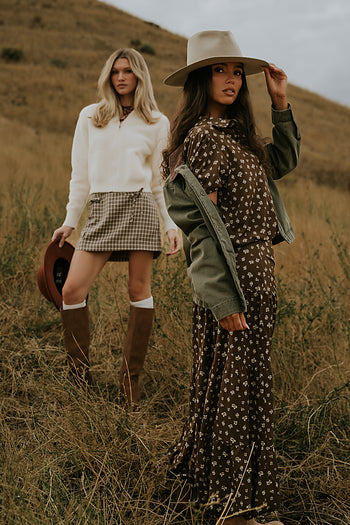 Victoria Floral Bubble Blouse - FINAL SALE