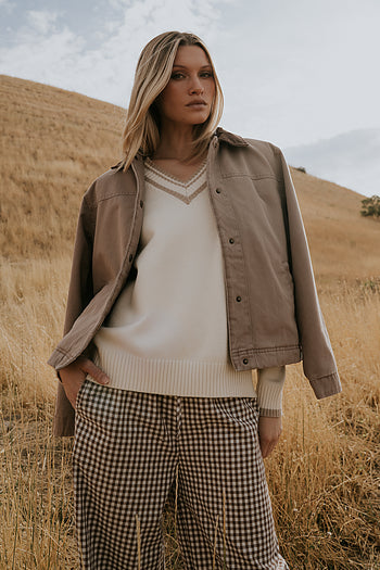 Roman Chore Jacket in Mauve - FINAL SALE
