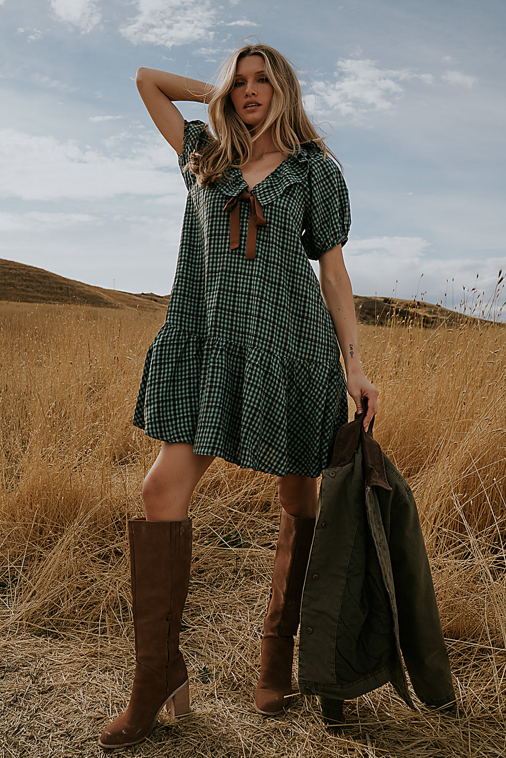 Franklin Gingham Midi Dress Franklin Gingham Midi Dress