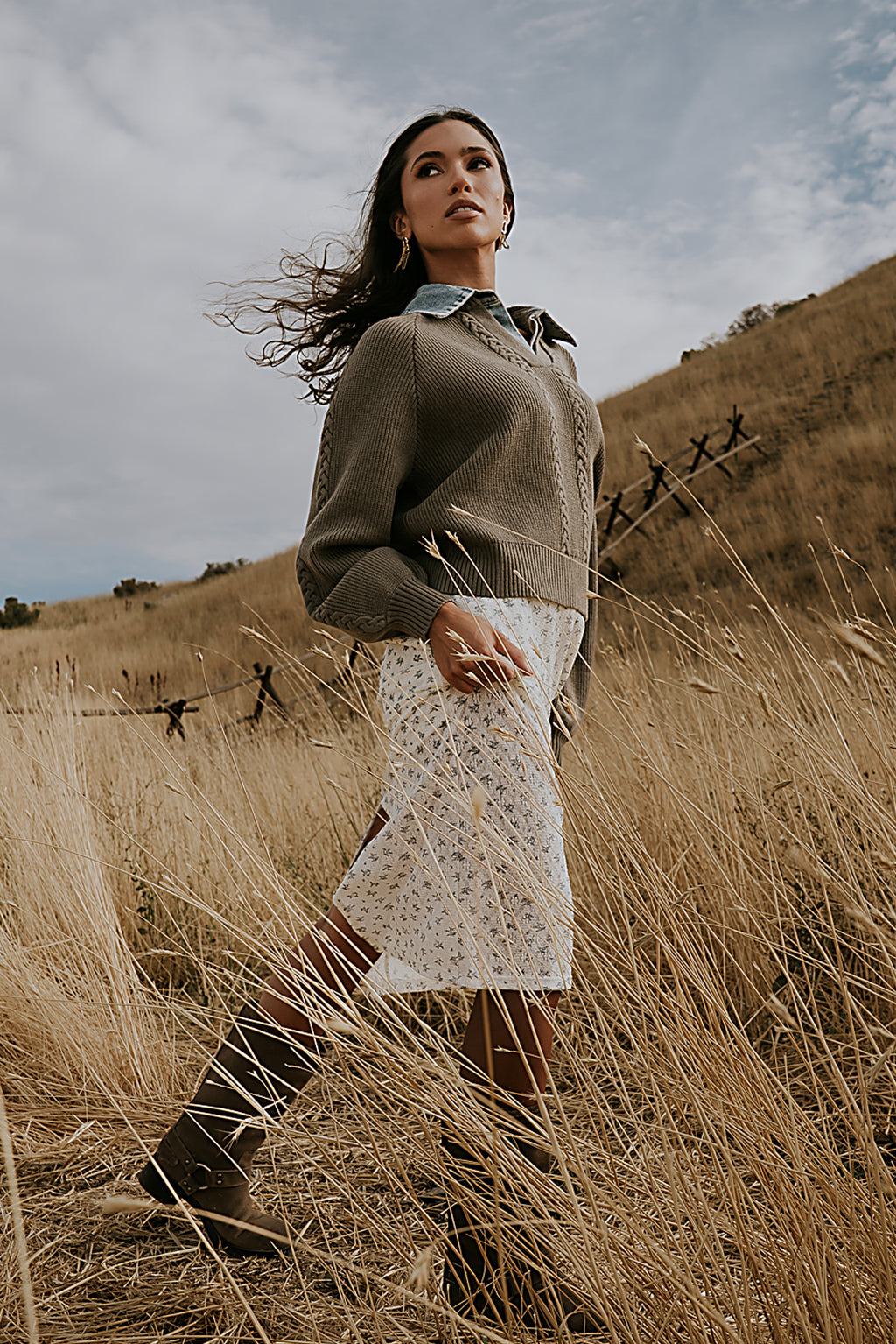 Kenyen Lace Maxi Skirt