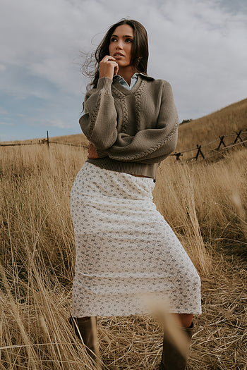 Kenyen Lace Maxi Skirt