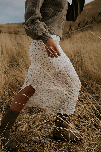 Kenyen Lace Maxi Skirt