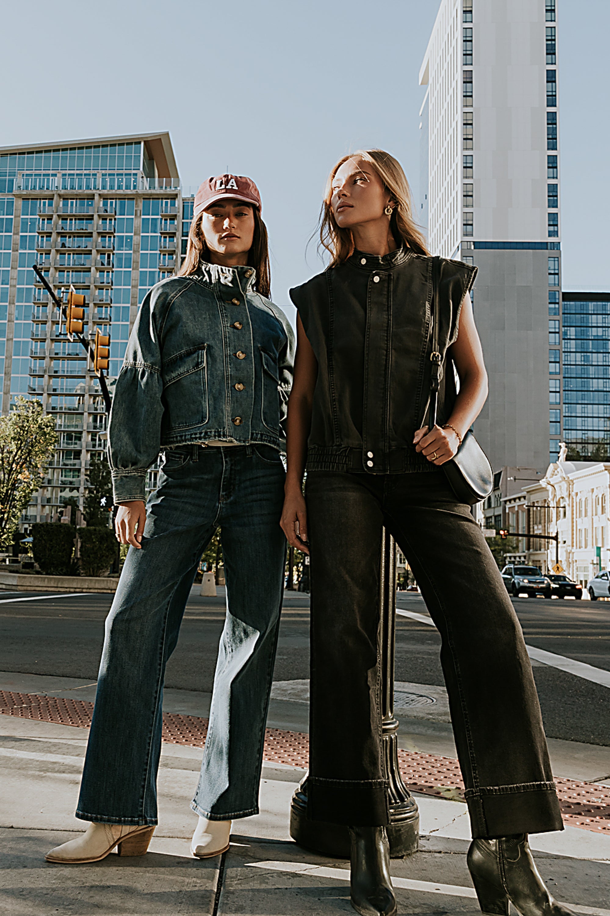 Sasha Denim Jacket in Medium Wash