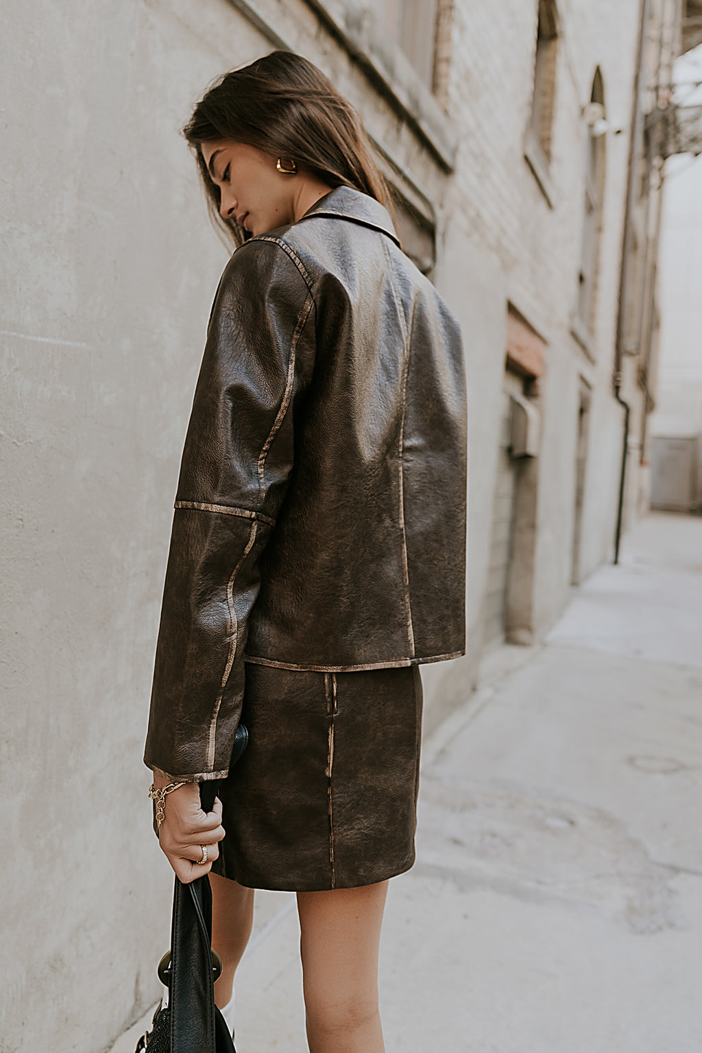 Kelsey Vegan Leather Jacket - FINAL SALE