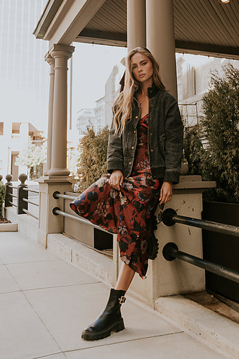 Jayne Floral Maxi Dress