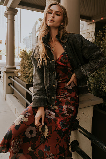 Paige Denim Jacket in Black