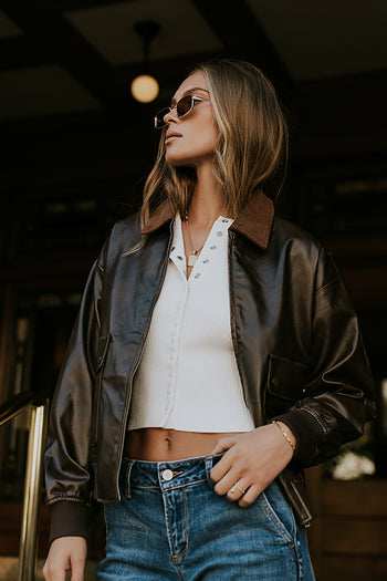 Siena Vegan Leather Jacket