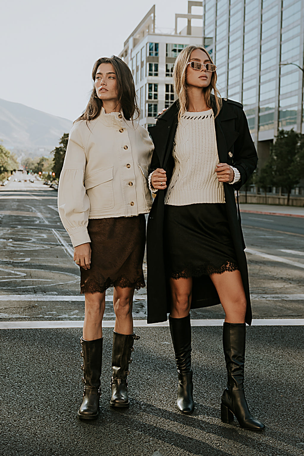 Sasha Denim Jacket in Cream