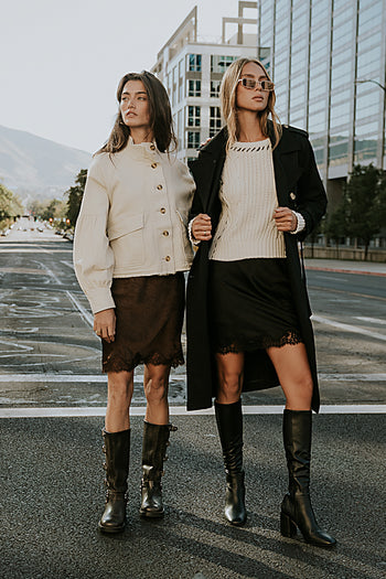 Sasha Denim Jacket in Cream