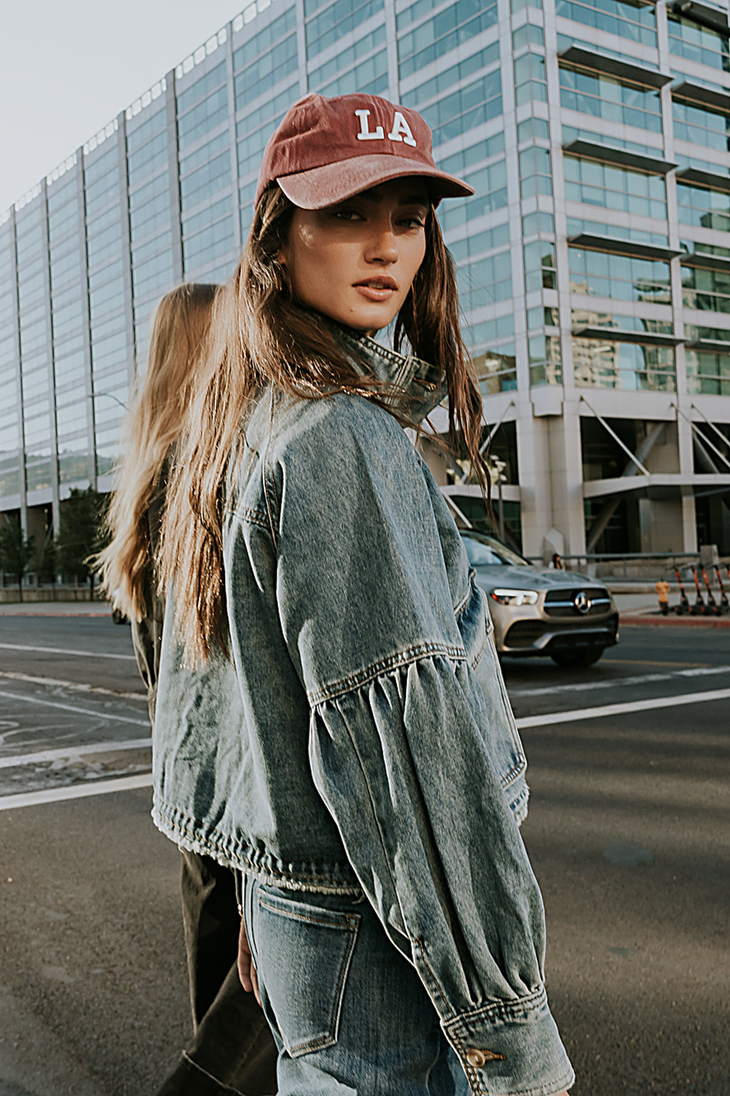 Sasha Denim Jacket in Medium Wash