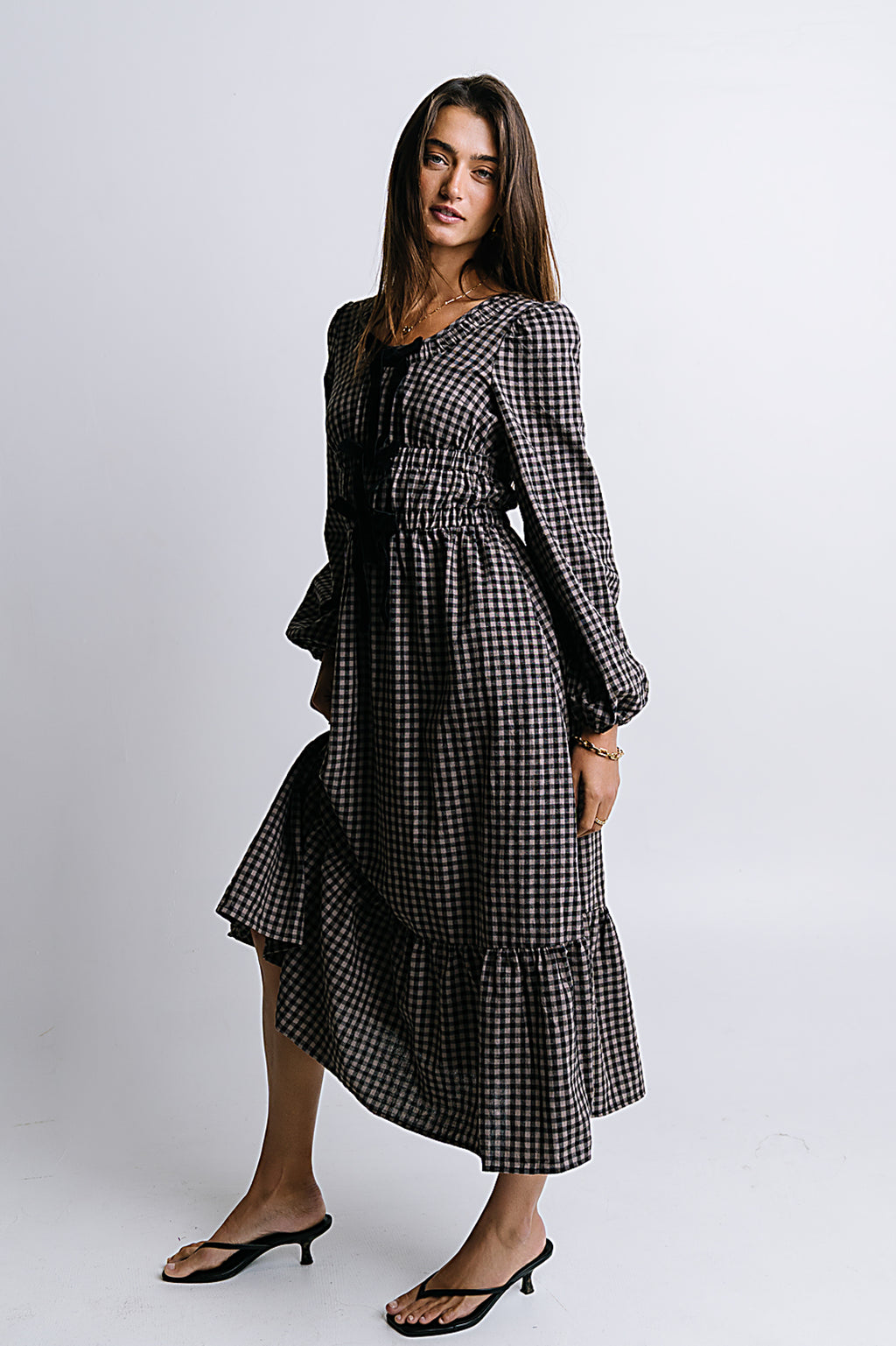 Anista Anne Maxi Dress in Black