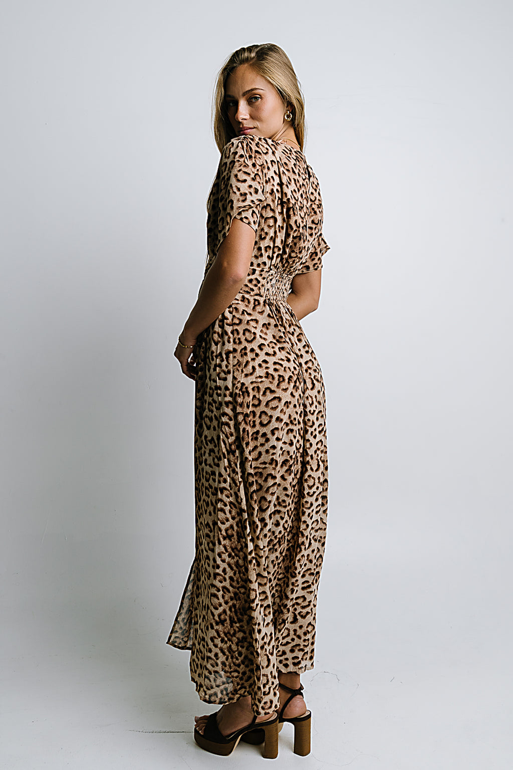 Wrenna Leopard Maxi Dress Wrenna Leopard Maxi Dress