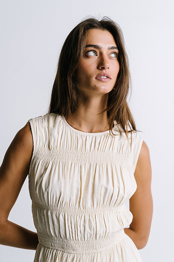 Johna Smocked Midi Dress - FINAL SALE