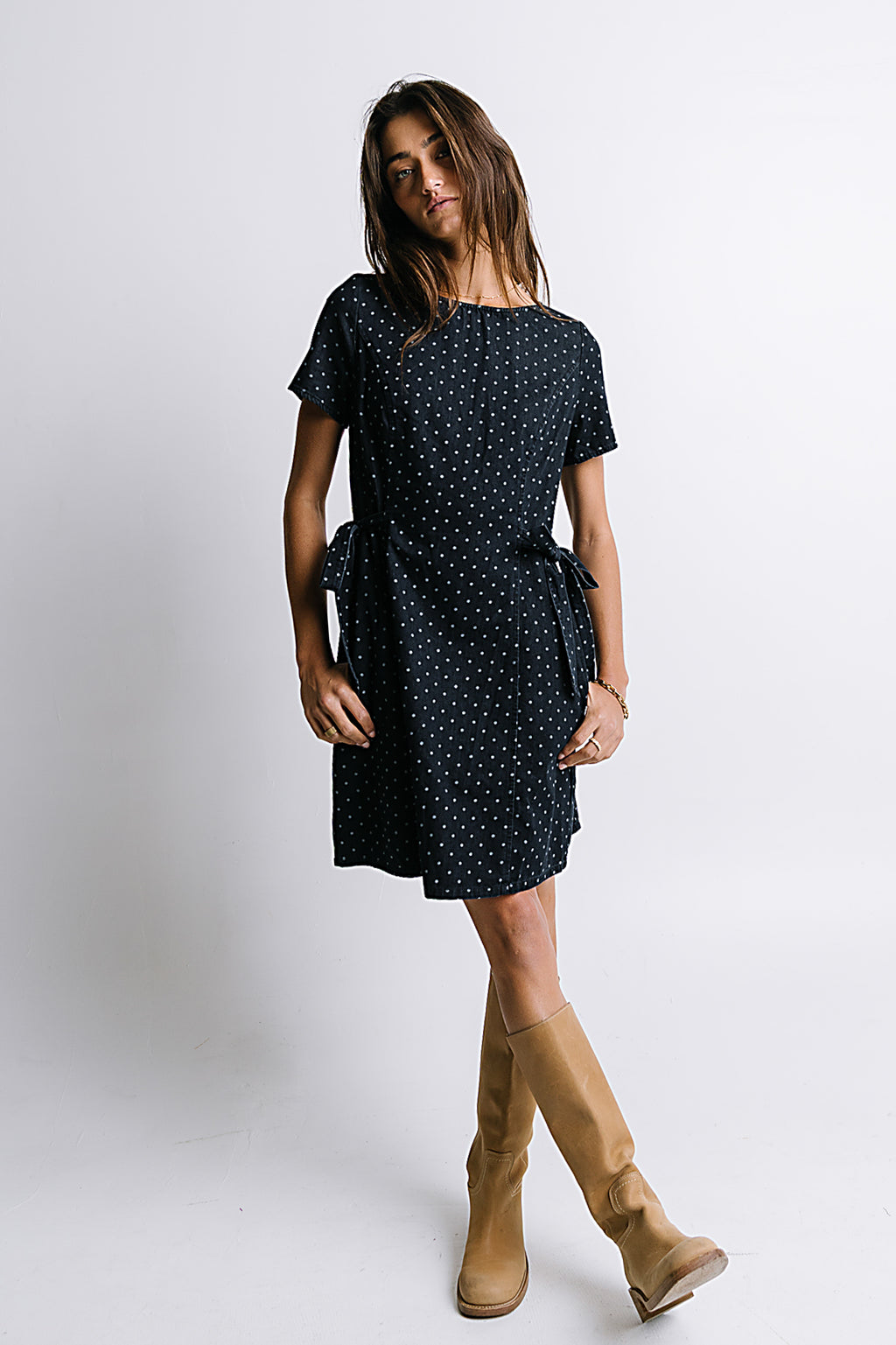 Gloria Polka Dot Mini Dress
