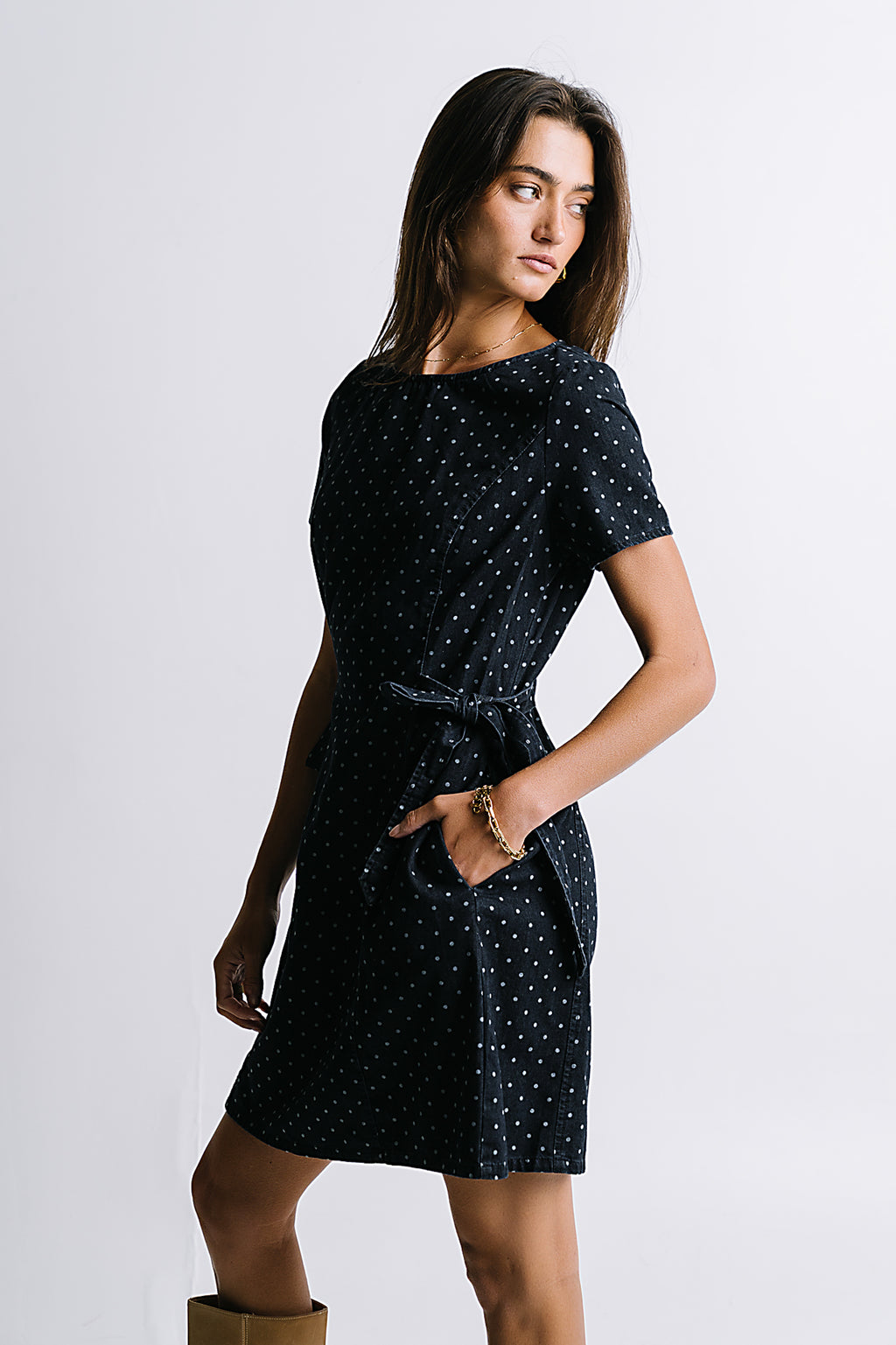 Gloria Polka Dot Mini Dress