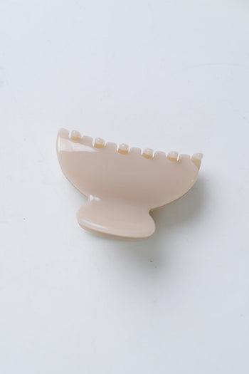 Sienna Claw Clip in Bone