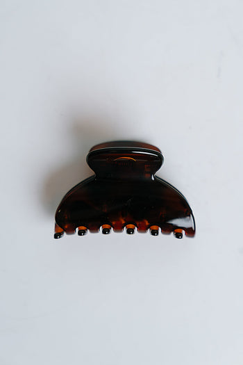 Sienna Claw Clip in Brown - FINAL SALE