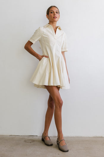 Haddie Collared Mini Dress