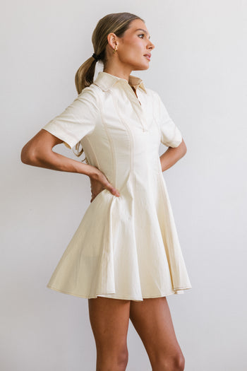 Haddie Collared Mini Dress