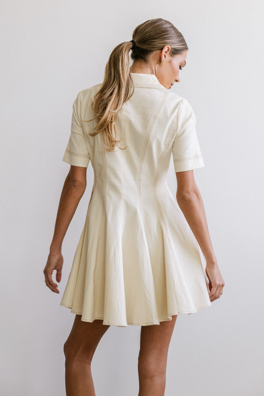 Haddie Collared Mini Dress